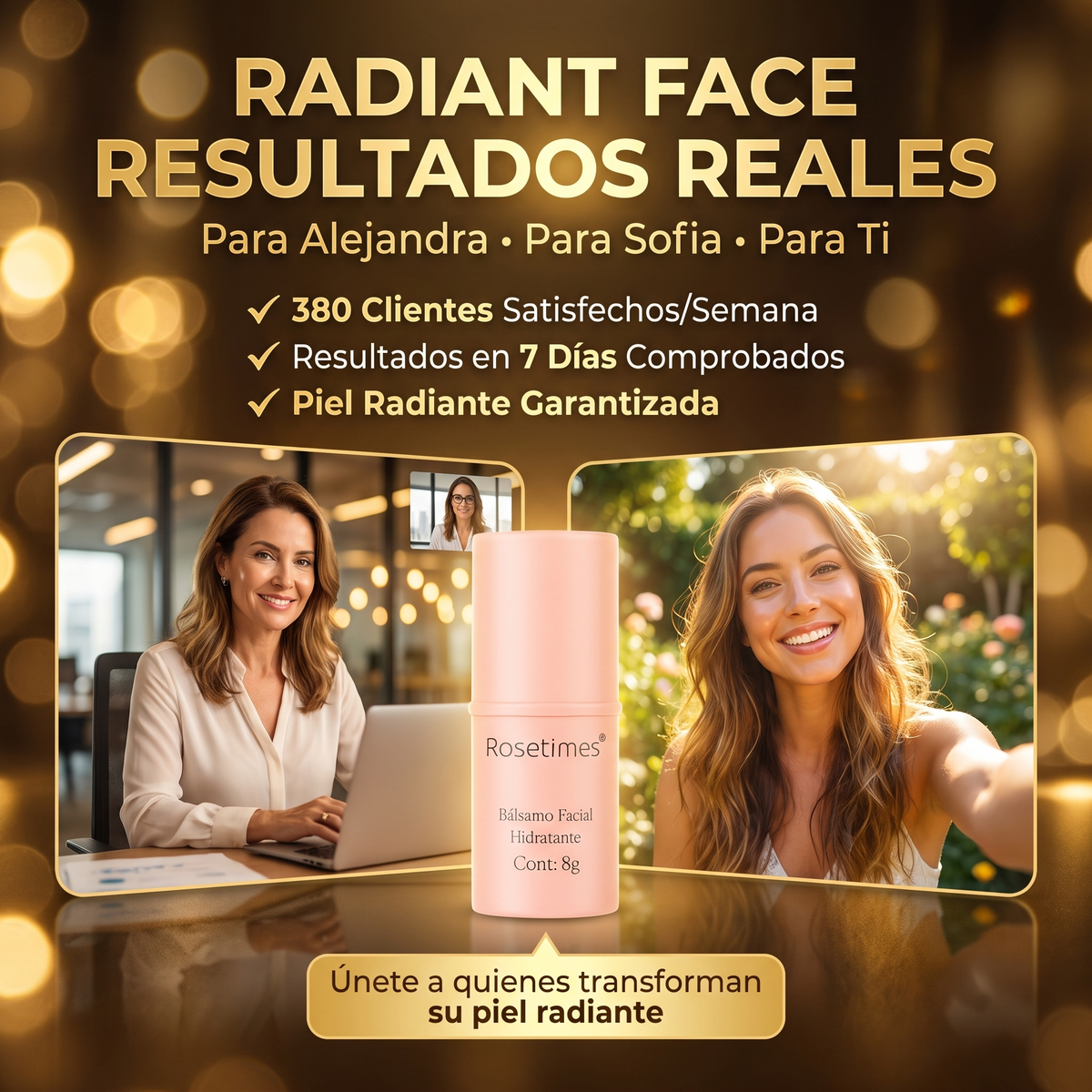 RADIANT FACE - BÁLSAMO FACIAL ANTI-ARRUGAS