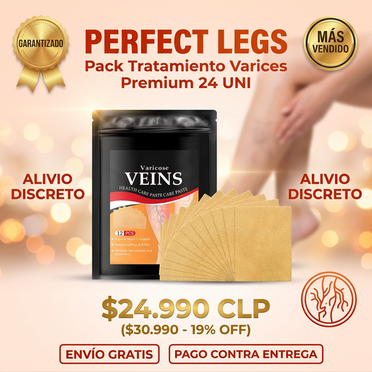 PERFECT LEGS - PACK TRATAMIENTO VARICES PREMIUM 24 UNI