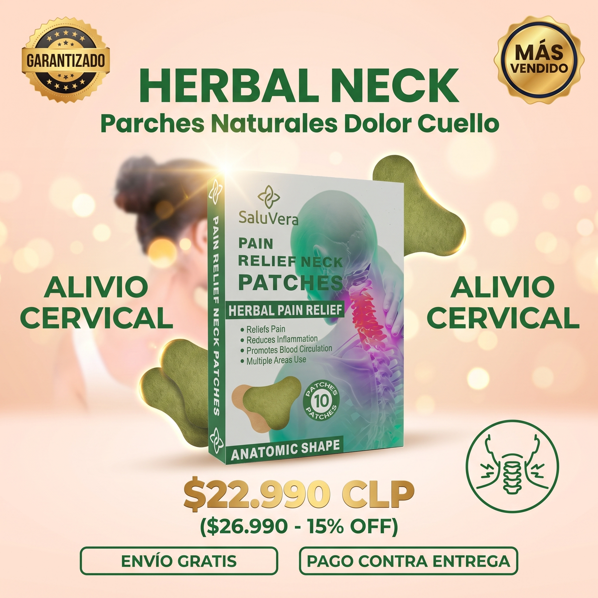 HERBAL NECK - PARCHES NATURALES DOLOR CUELLO