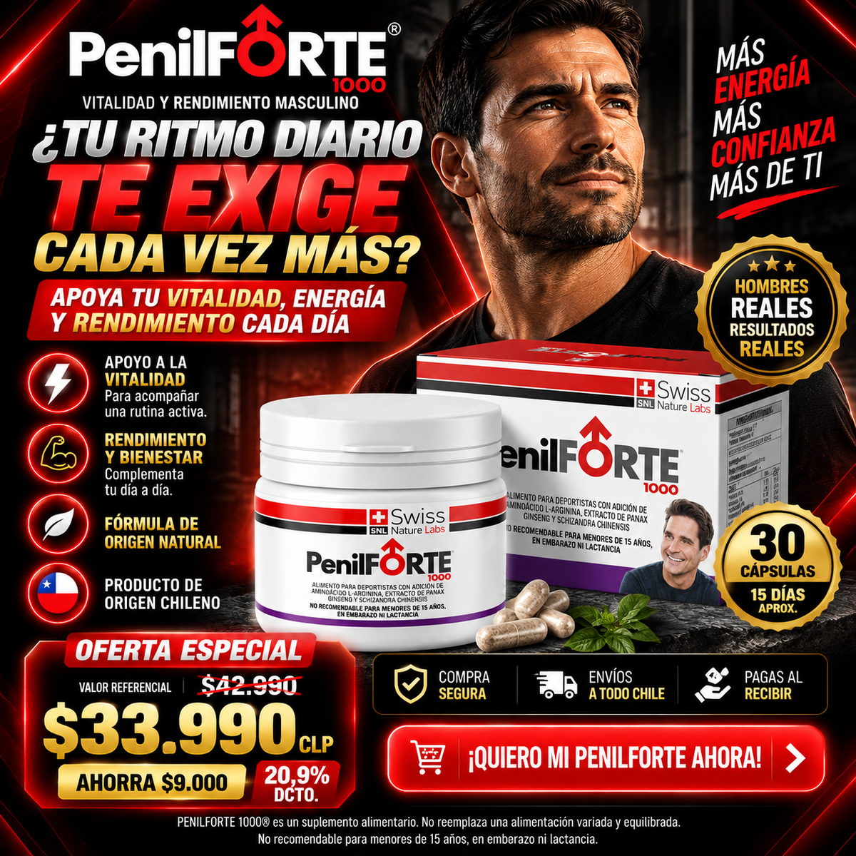 PENILFORTE 1000® – VITALIDAD Y RENDIMIENTO MASCULINO