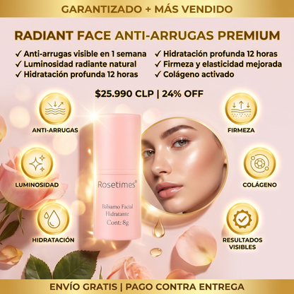 RADIANT FACE - BÁLSAMO FACIAL ANTI-ARRUGAS