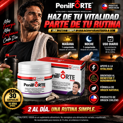 PENILFORTE 1000® – VITALIDAD Y RENDIMIENTO MASCULINO