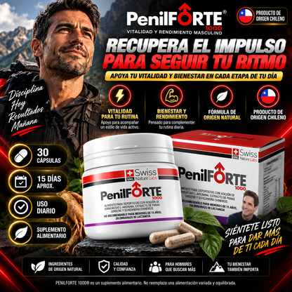 PENILFORTE 1000® – VITALIDAD Y RENDIMIENTO MASCULINO