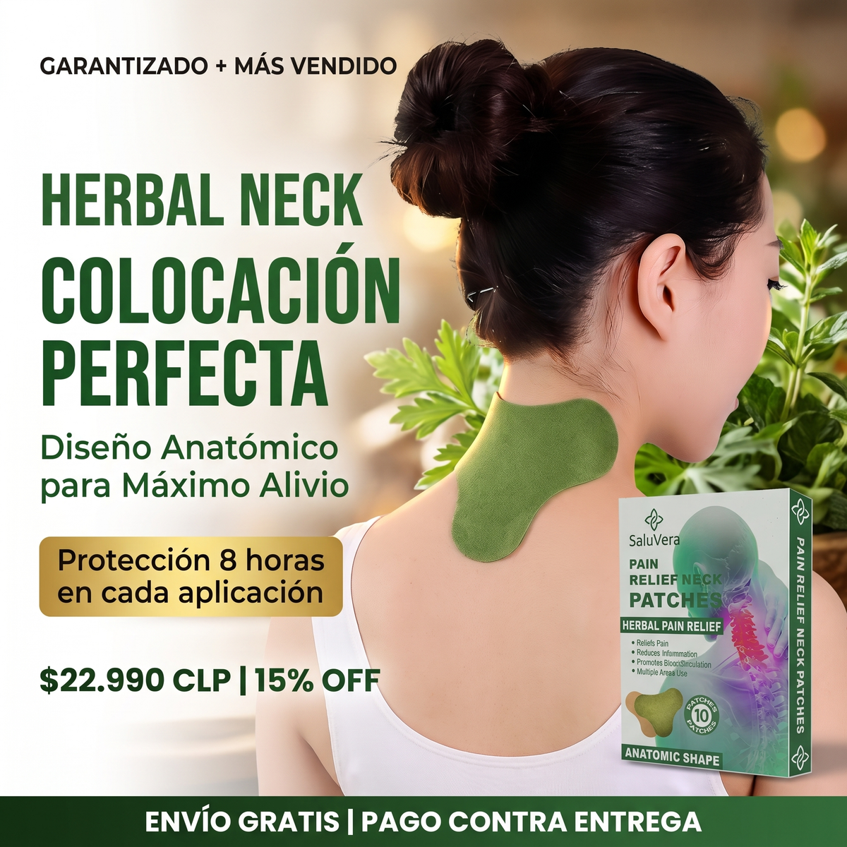 HERBAL NECK - PARCHES NATURALES DOLOR CUELLO