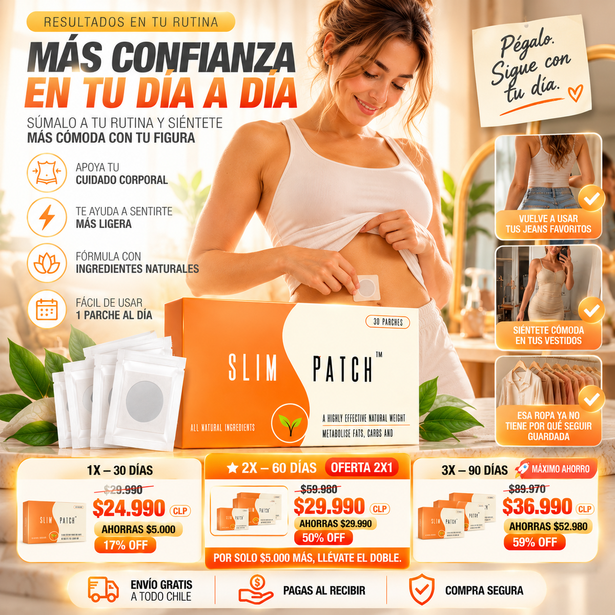 SLIM PATCH- PARCHE ADELGAZANTE PREMIUM