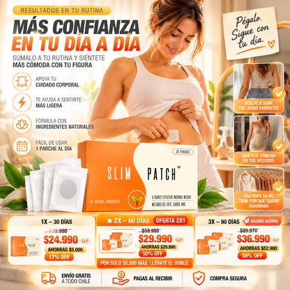 SLIM PATCH- PARCHE ADELGAZANTE PREMIUM