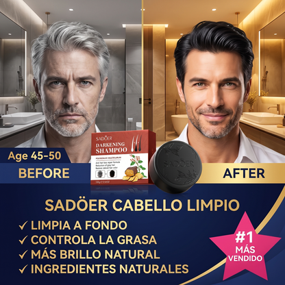 CARBON BLACK - SHAMPOO NEGRO ANTI-CANAS