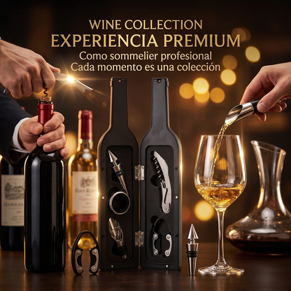 WINE COLLECTION - KIT HERRAMIENTAS VINO PREMIUM