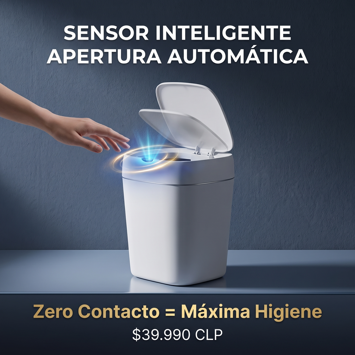 SMART TRASH PRO - BASURERO AUTOMÁTICO 14 LITROS