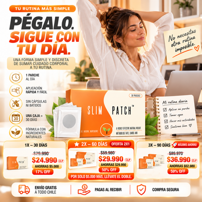 SLIM PATCH- PARCHE ADELGAZANTE PREMIUM
