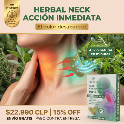 HERBAL NECK - PARCHES NATURALES DOLOR CUELLO