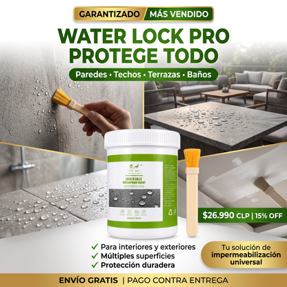 WATER LOCK PRO - SELLADOR IMPERMEABILIZANTE PREMIUM 500G