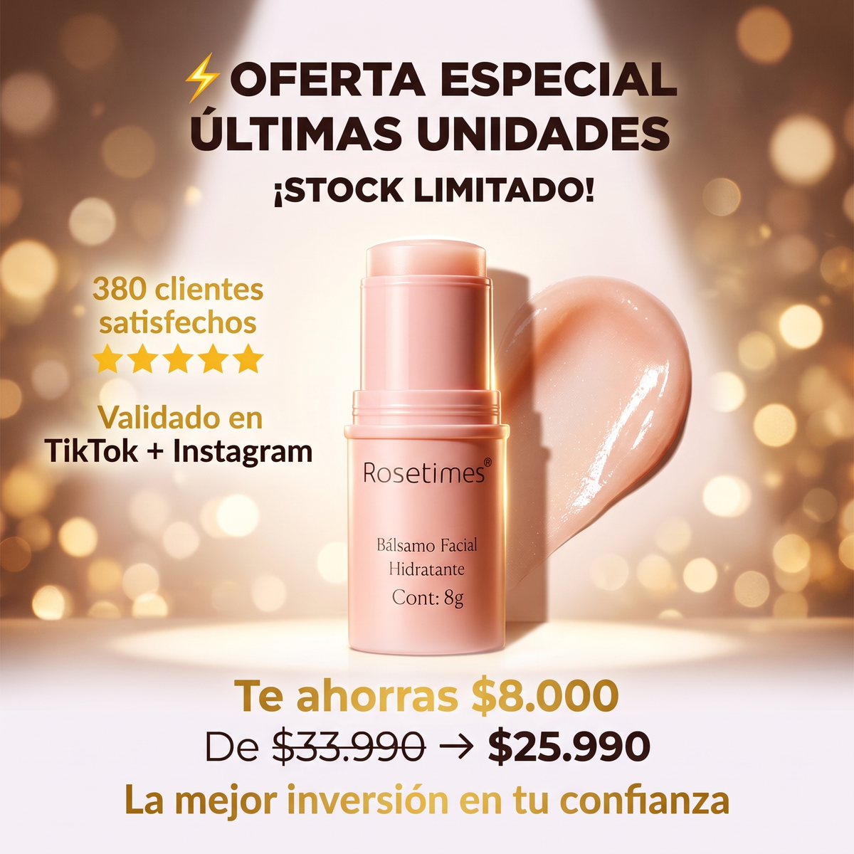 RADIANT FACE - BÁLSAMO FACIAL ANTI-ARRUGAS