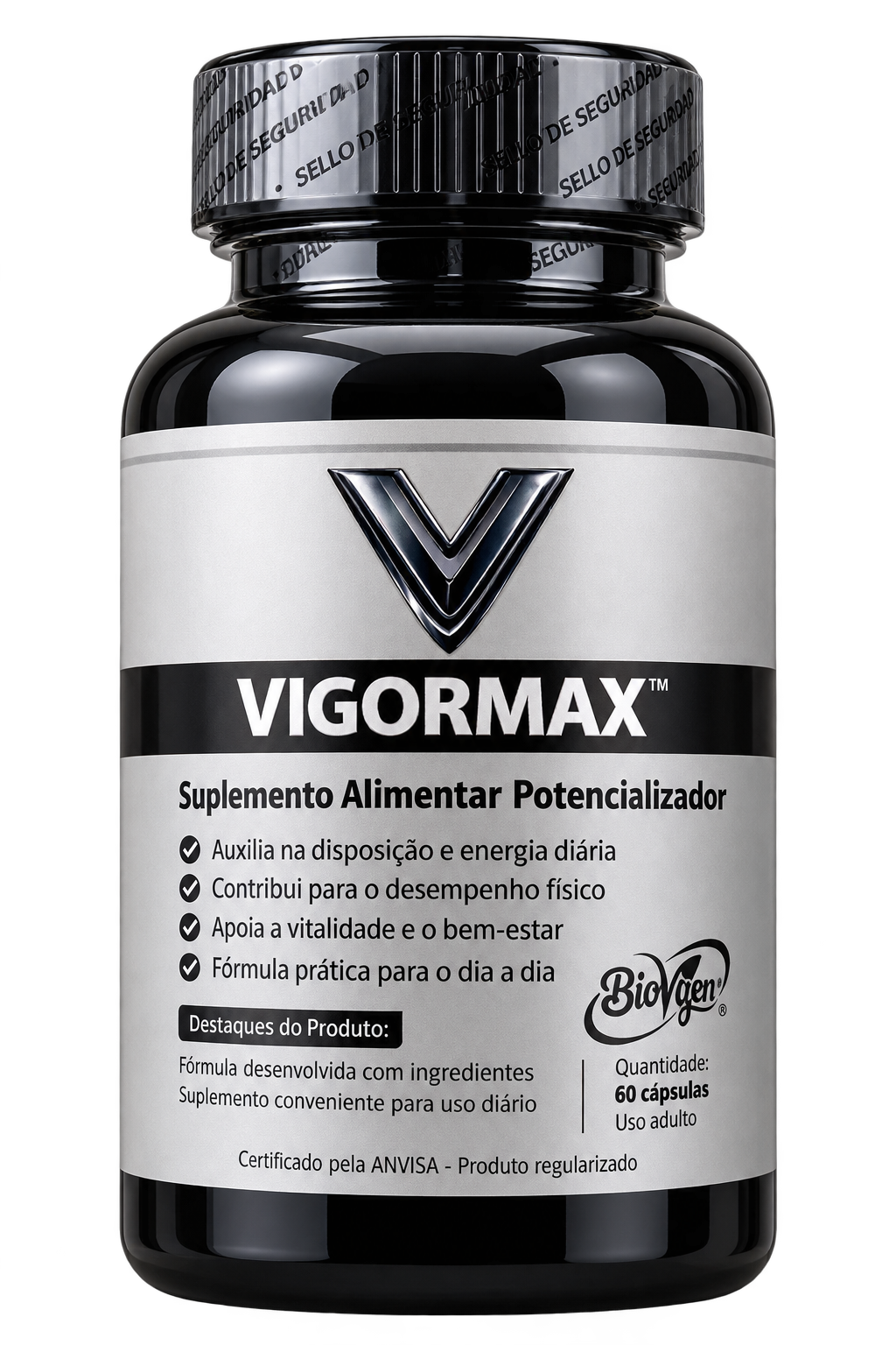 VIGORMAX - ENERGÍA, VITALIDAD 60 Caps
