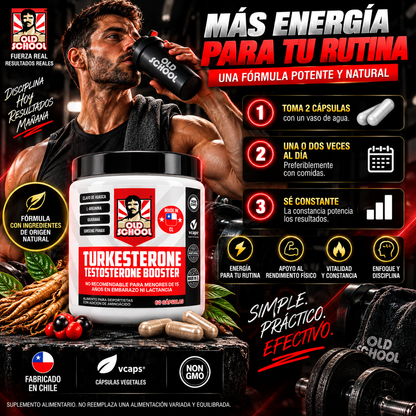 TURKESTERONE - MÁXIMA POTENCIA 60 Cap
