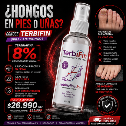 TERBIFIN - SPRAY ANTIHONGOS MÁXIMA POTENCIA