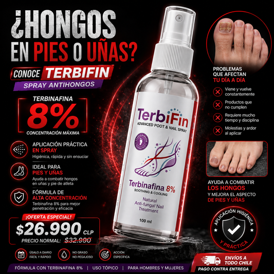 TERBIFIN - SPRAY ANTIHONGOS MÁXIMA POTENCIA