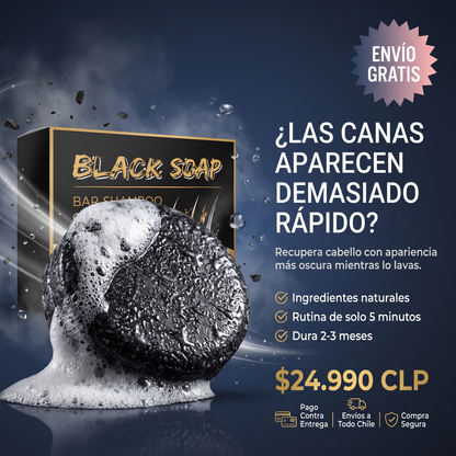 CARBON BLACK - SHAMPOO NEGRO ANTI-CANAS