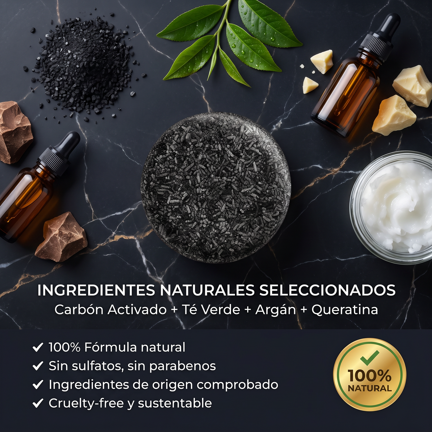 CARBON BLACK - SHAMPOO NEGRO ANTI-CANAS