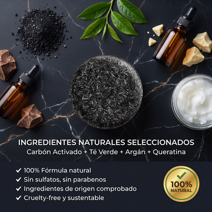 CARBON BLACK - SHAMPOO NEGRO ANTI-CANAS