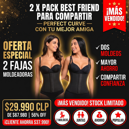 PERFECT CURVE - FAJA MOLDEADORA DOBLE PRESIÓN