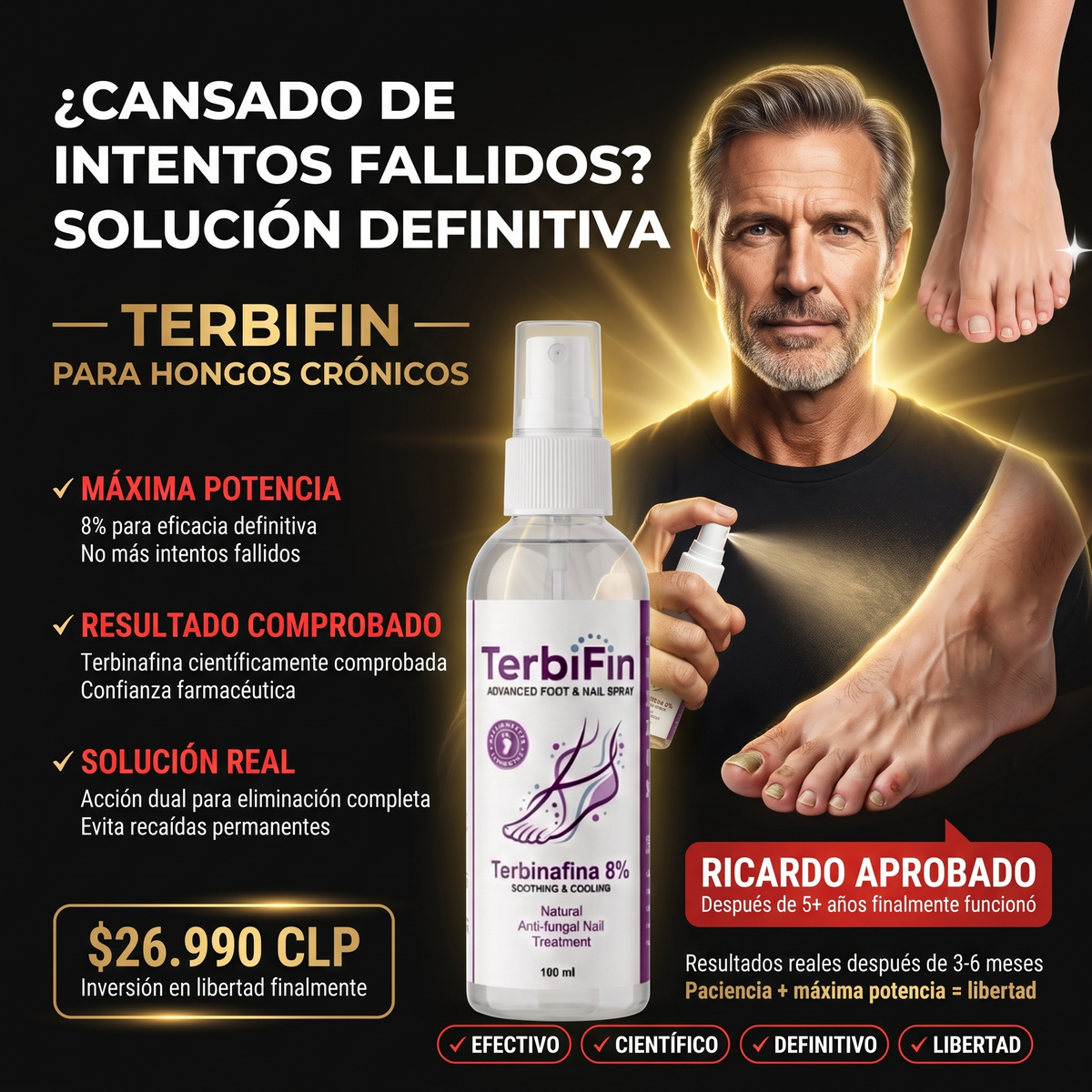 TERBIFIN - SPRAY ANTIHONGOS MÁXIMA POTENCIA