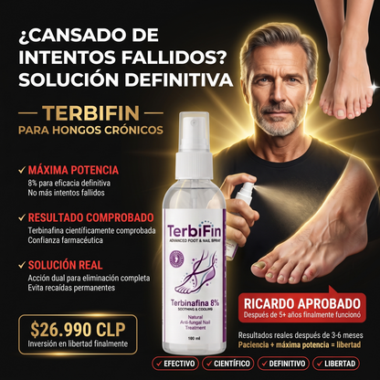 TERBIFIN - SPRAY ANTIHONGOS MÁXIMA POTENCIA
