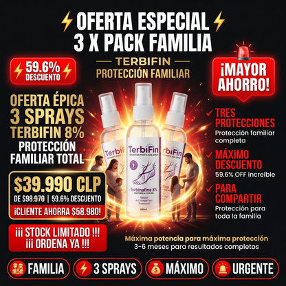 TERBIFIN - SPRAY ANTIHONGOS MÁXIMA POTENCIA