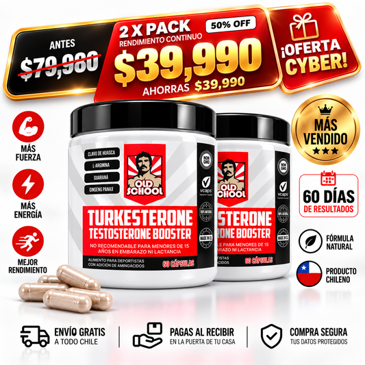 TURKESTERONE - MÁXIMA POTENCIA 60 Cap